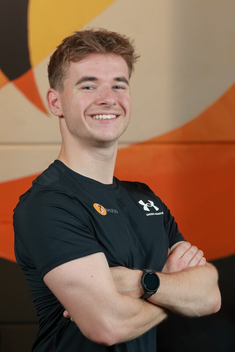 Max de Leeuw voor het Stimulus Gym logo